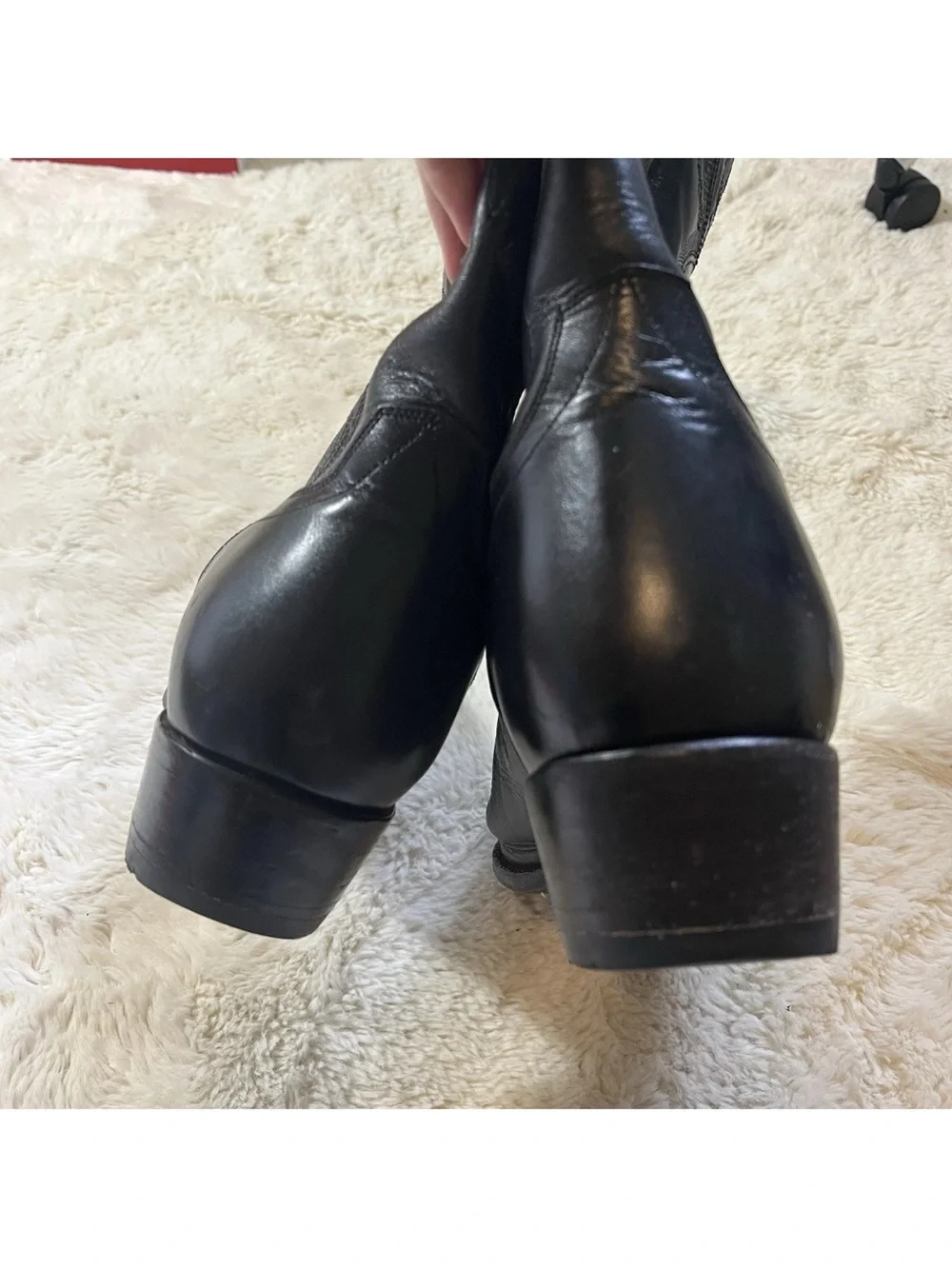 El Dorado Boots Men’s Exotic Western Boots Size 11 W Black Leather